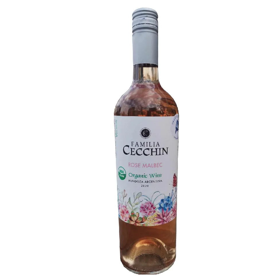 VINO MALBEC ROSE (S/SULFITO) N.YORK NATURAL - FAMILIA CECCHIN x 750 ml (CAJA x6 BOTELLAS)