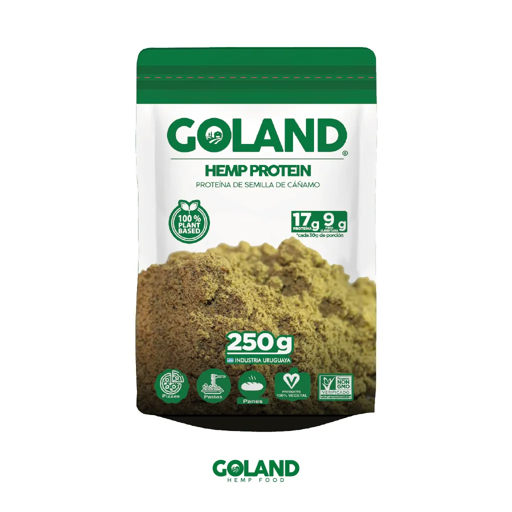 HARINA PROTEICA DE CAÑAMO  100% natural  | GOLAND x250g