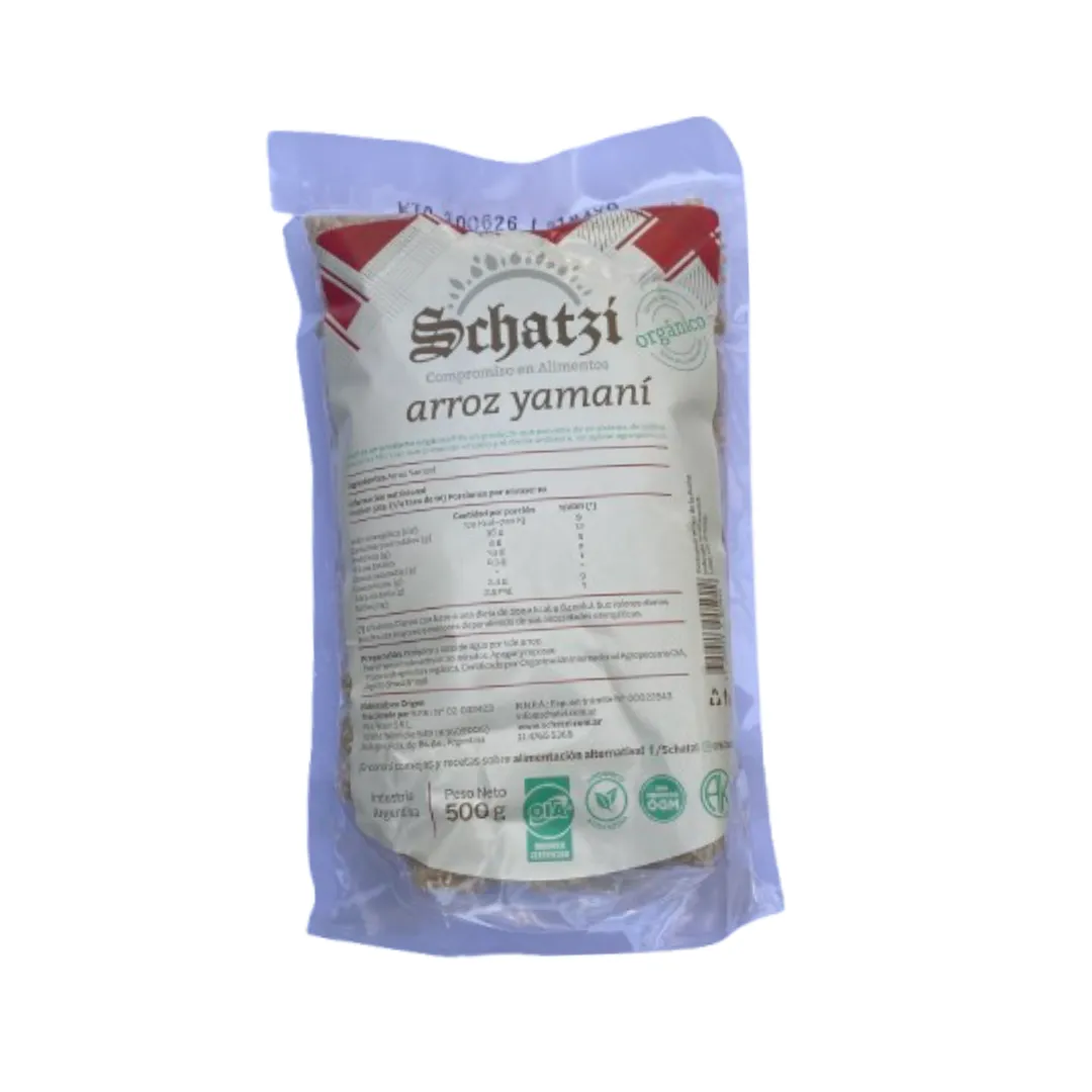 ARROZ YAMANI INTEGRAL ORGANICO | SCHATZI x 500Gr.