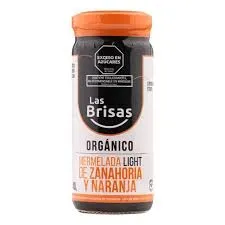 MERMELADA ORGÁNICA ZANAHORIAS Y NARANJAS  (s/azucar) | LAS BRISAS 240g