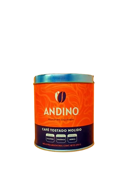CAFÉ TOSTADO MOLIDO | ANDINO LATA x250g