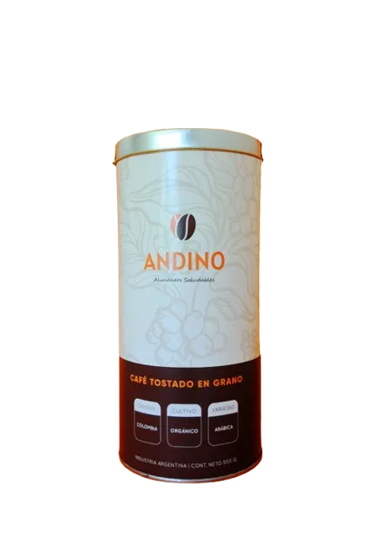 CAFÉ TOSTADO EN GRANOS | ANDINO LATA x500g