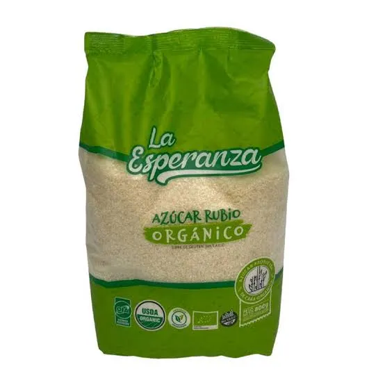 AZUCAR RUBIO ORGANICA | LA ESPERANZA x800gr.