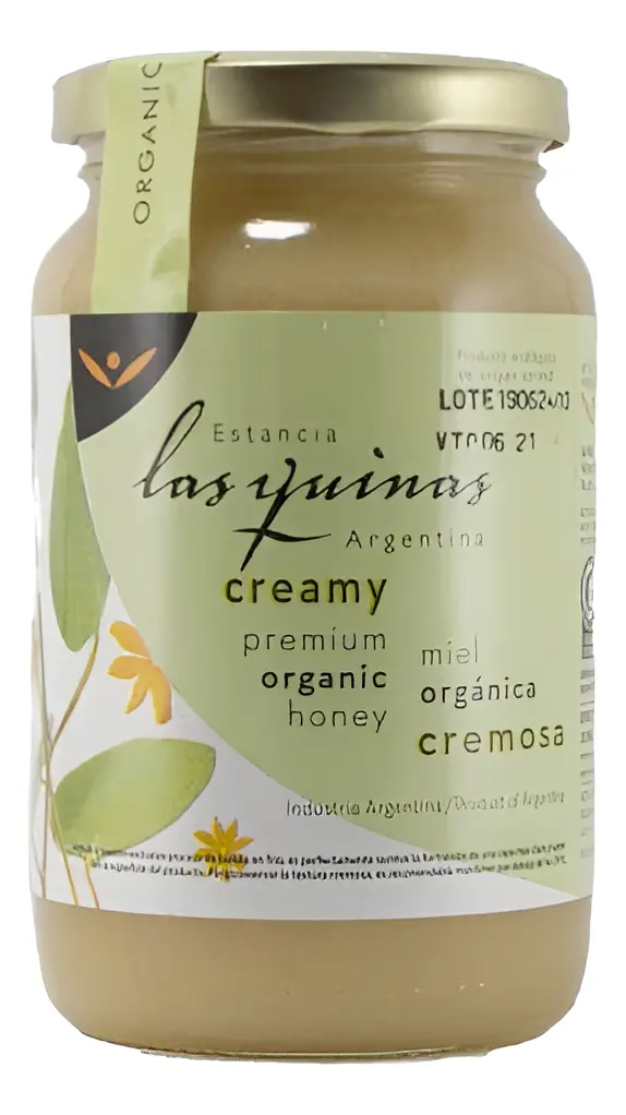 MIEL ORGANICA CREMOSA | LAS QUINAS 500g