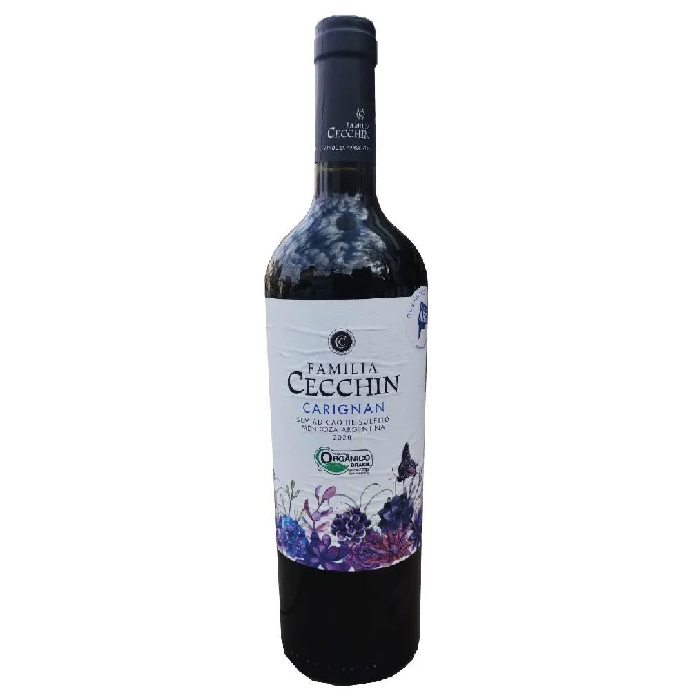 VINO CARIGNAN SIN SULFITO - FAMILIA CECCHIN x 750ml