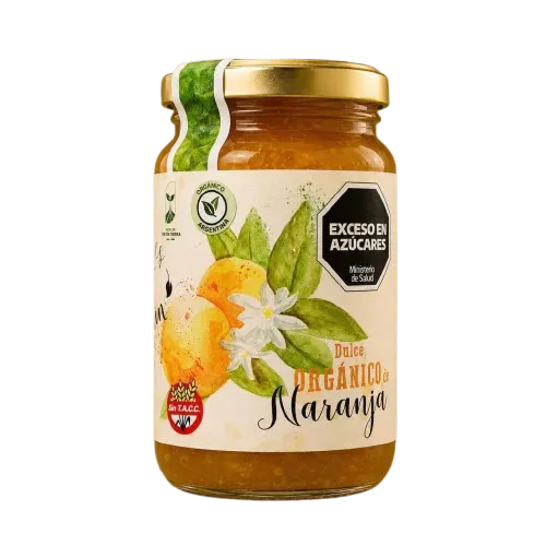 MERMELADA ORGANICA NARANJA | DULCES DEL JARDIN x450g