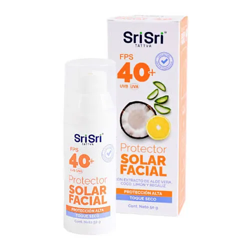 PROTECTOR SOLAR FACIAL FPS+40 | SRI SRI TATTVA