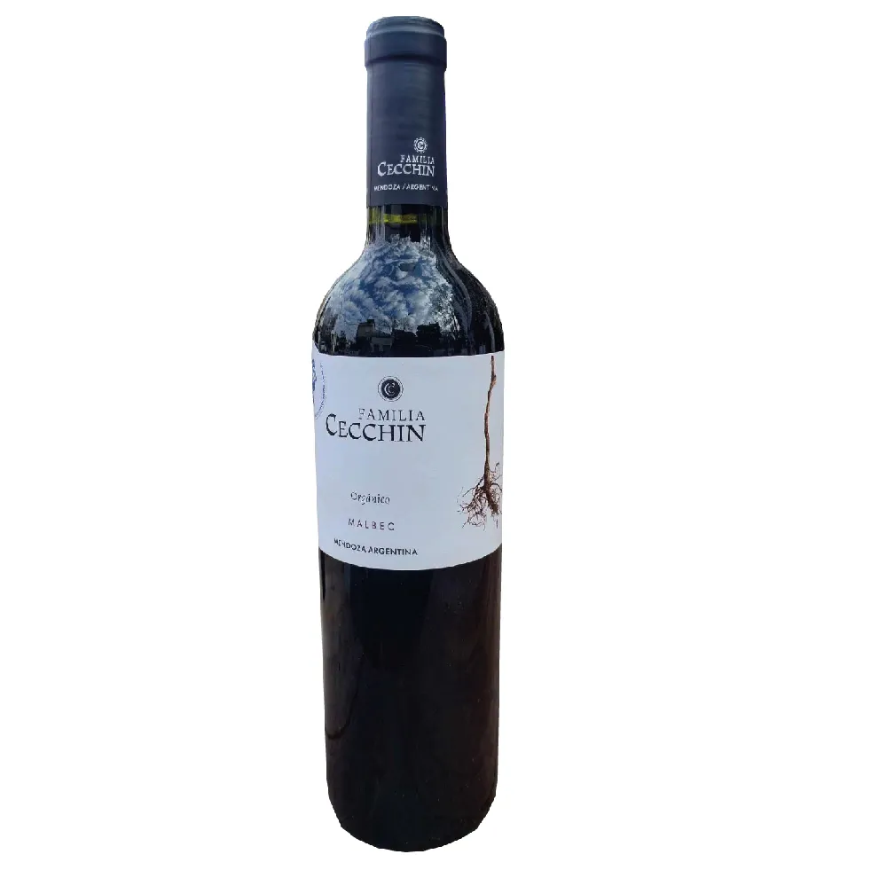 VINO MALBEC ORGANICO - FAMILIA CECCHIN 1 x 750 ml (CAJA x6 BOTELLAS)