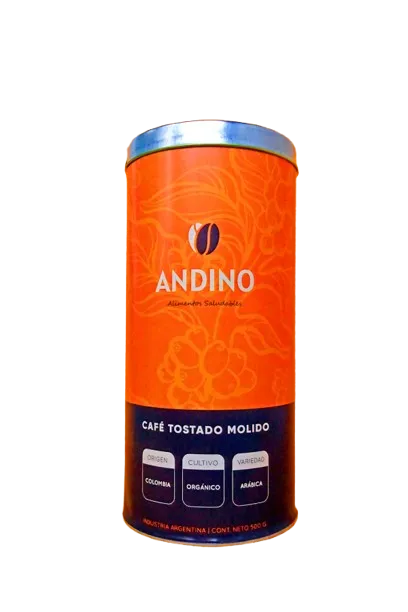 CAFÉ TOSTADO MOLIDO | ANDINO LATA x500g
