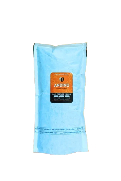 CAFÉ TOSTADO MOLIDO | ANDINO x 1 Kilo (Envase compostable)