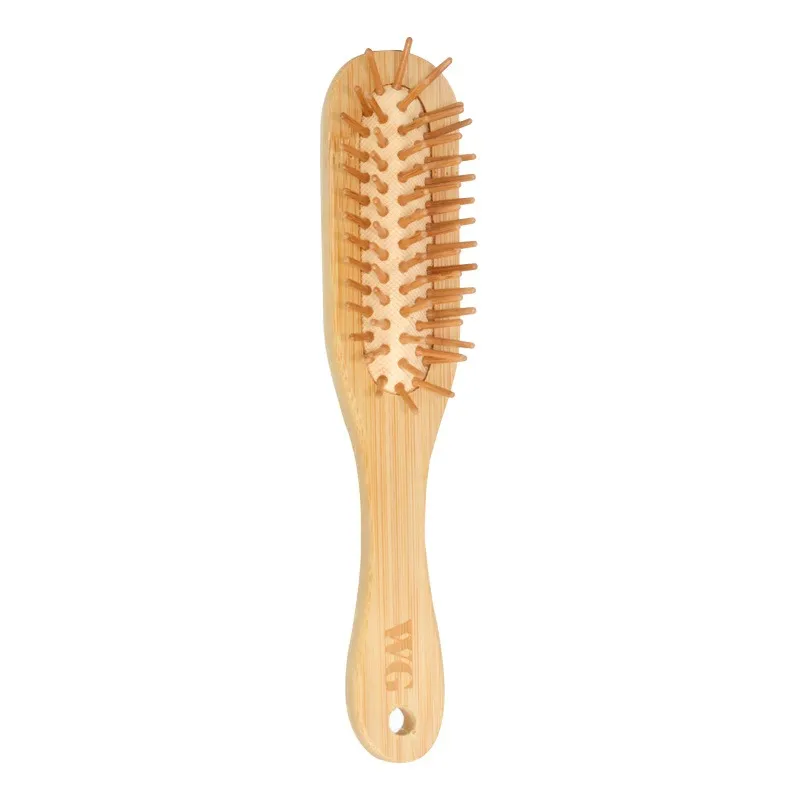 CEPILLO DE BAMBOO CAPILAR PELO LARGO - WHOLE GREEN