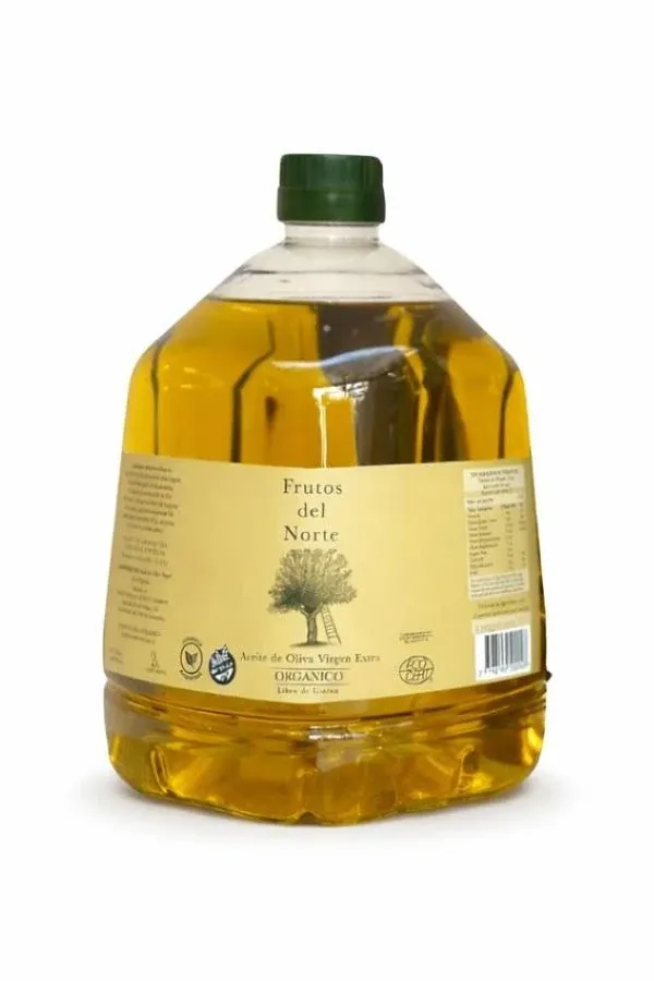 ACEITE DE OLIVA ORGANICO "Virgen extra" | FRUTOS DEL NORTE x Bidon 2 LITROS.