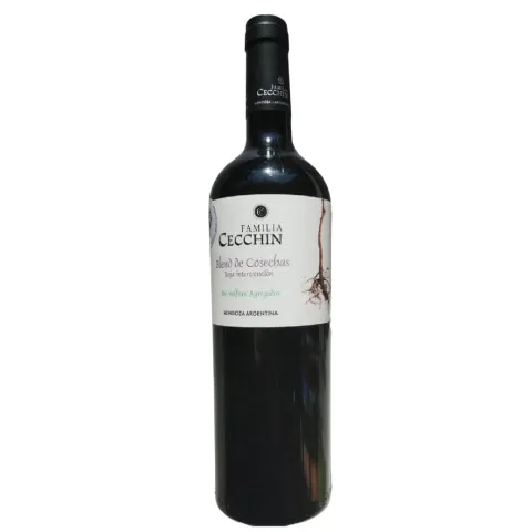 VINO MALBEC BLEND DE COSECHA (S/SULFITO)  FAMILIA CECCHIN x 750ml
