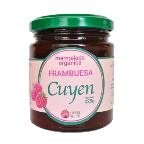 MERMELADA ORGANICA FRAMBUESA | CUYEN x 225g